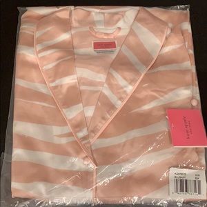Kate Spade NY Charmuse Zebra Print Pajama Set, NWT